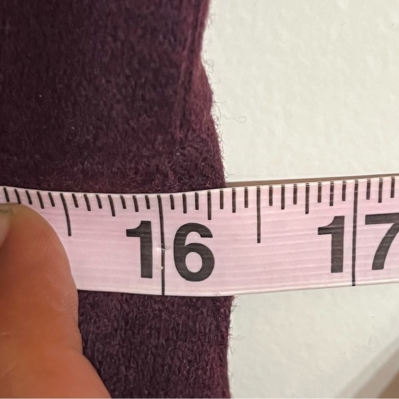 NWT Women’s Zara Collection Wool Blend Burgundy Sleeveless Midi Dress Size XL - Picture 5 of 12